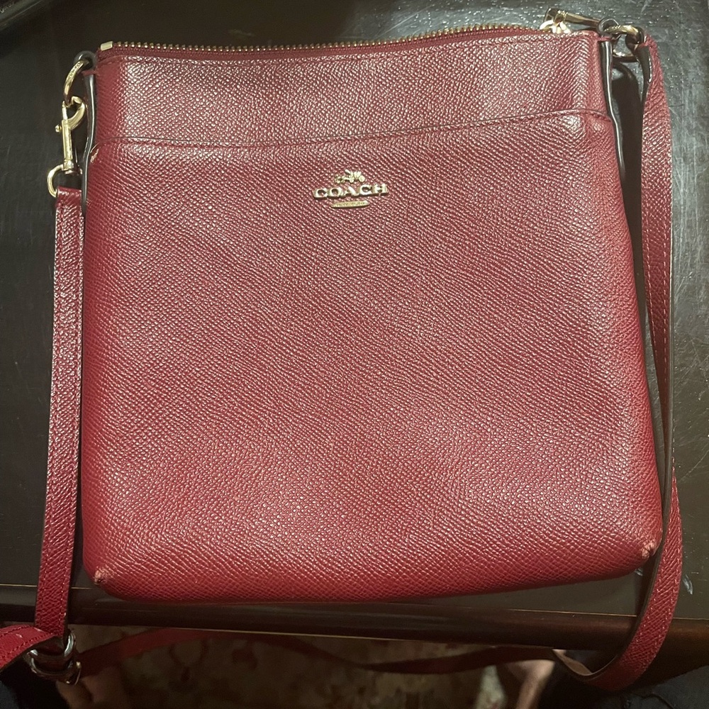 Coach Burgundy Crossbody Bag